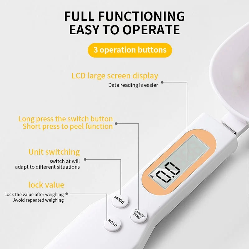 Electronic Kitchen Scale 500g 0.1g LCD Digital Measuring Food Flour