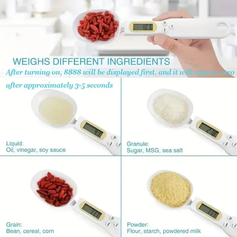 Electronic Kitchen Scale 500g 0.1g LCD Digital Measuring Food Flour